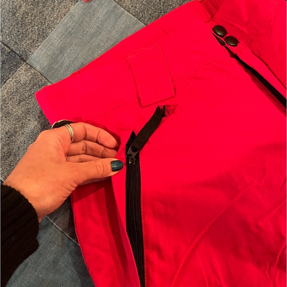 Hot pink ski pants size medium - Picture 2 of 9